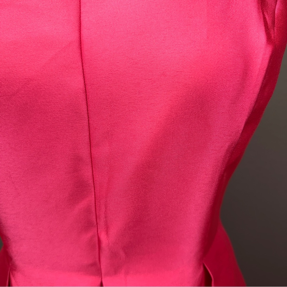 Eliza J Hot Pink Sleeveless Fit-and-Flare Dress - Picture 6 of 11